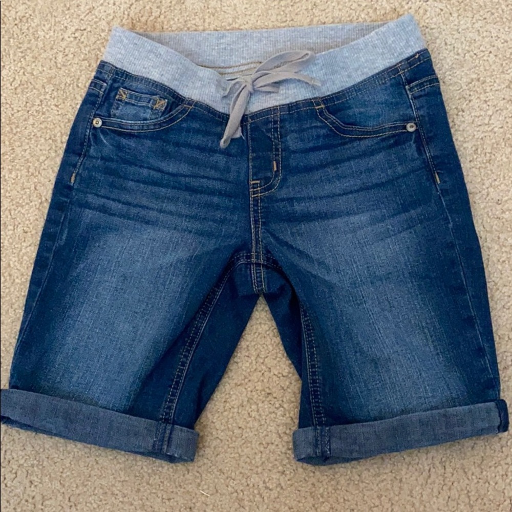 Dark Blue Justice Jean Shorts